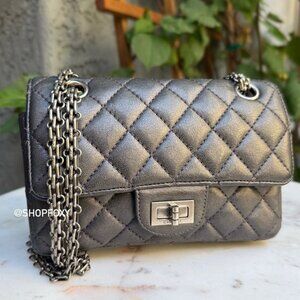 Chanel Mini Reissue 2.55 Single Flap Quilted Leather Crossbody